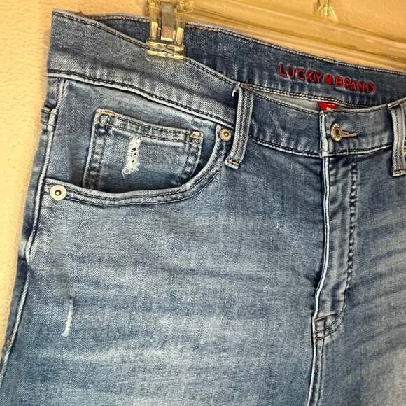 Lucky Brand Sz 14/32 A Bridgette High Rise Skinny Jeans distressed - Picture 10 of 10